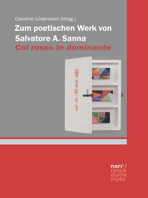 cover image of Zum poetischen Werk von Salvatore A. Sanna